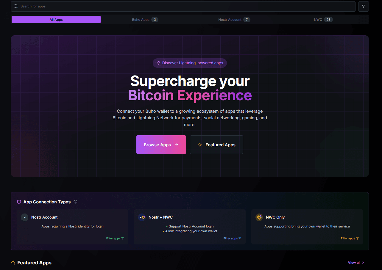 Project Buho Nostr Wallet Connect